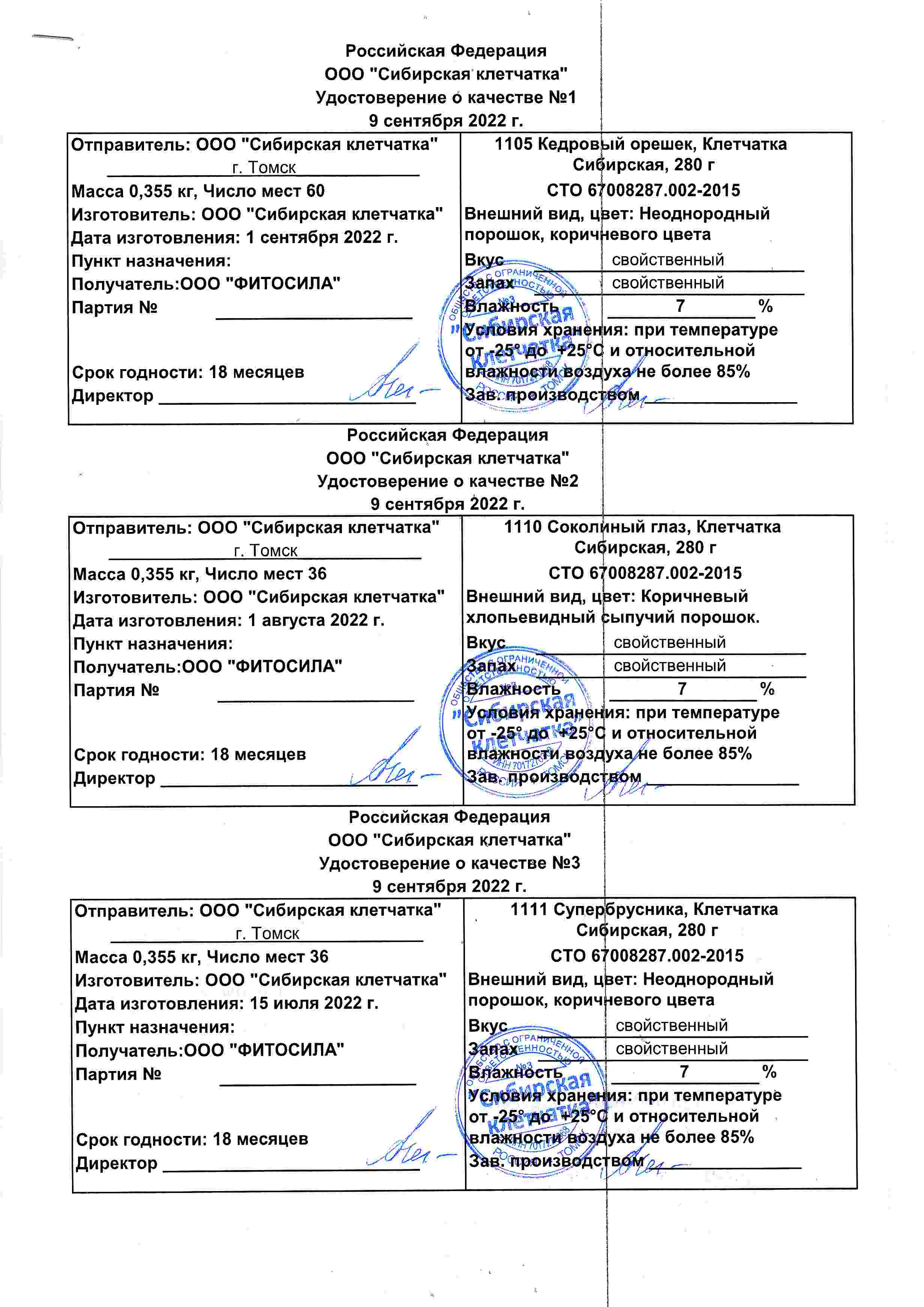 Паспорт №092022